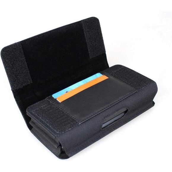 Nylon Dual Phone Holster Pouch Case for iPhone (15 14 13 12 11) Pro Max, iPhone - Picture 5 of 7